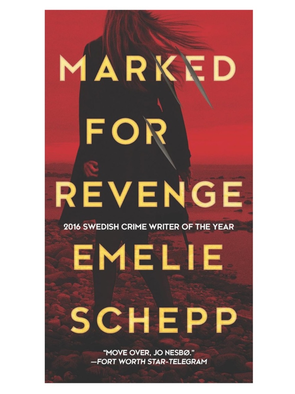 Marked for Revenge by Emelie Schepp - Red & Black Thriller Paperback